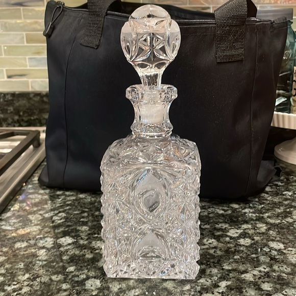 Vintage Bohemian Cut Crystal Decanter for Your Home Bar Collection - Picture 2 of 10